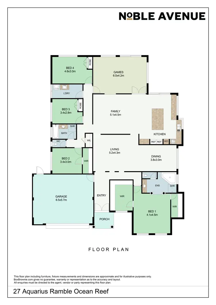 Floorplan of Homely house listing, 27 Aquarius Ramble, Ocean Reef WA 6027