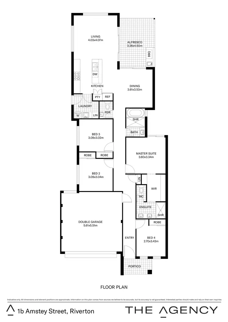 Floorplan of Homely house listing, 1b Amstey Street, Riverton WA 6148