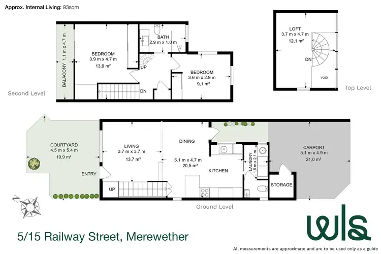 Floorplan of Homely unit listing, 5/15 Railway Street, Merewether NSW 2291