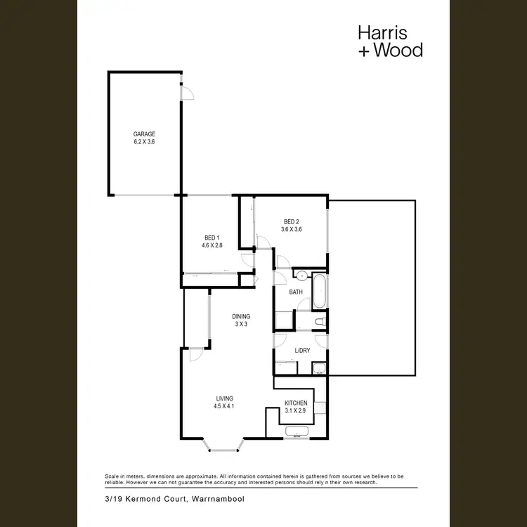 Floorplan of Homely unit listing, 3/19 Kermond Court, Warrnambool VIC 3280