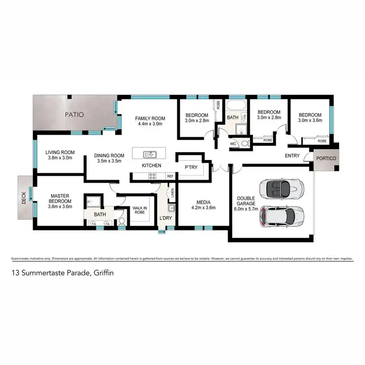 Floorplan of Homely house listing, 13 Summertaste Parade, Griffin QLD 4503