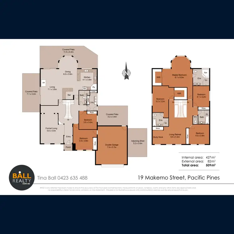 Floorplan of Homely house listing, 19 Makemo Street, Pacific Pines QLD 4211