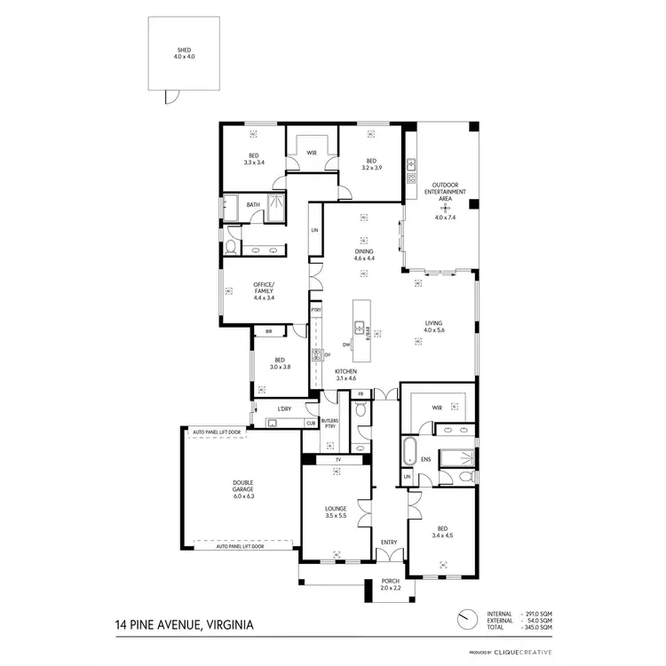 Floorplan of Homely house listing, 14 Pine Avenue, Virginia SA 5120