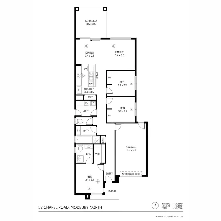 Floorplan of Homely house listing, 52 Chapel Road, Modbury North SA 5092