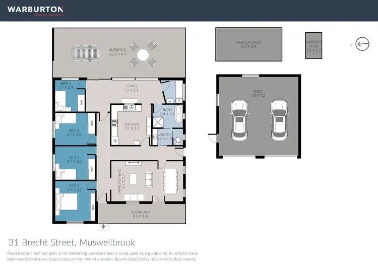 Floorplan of Homely house listing, 31 Brecht Street, Muswellbrook NSW 2333