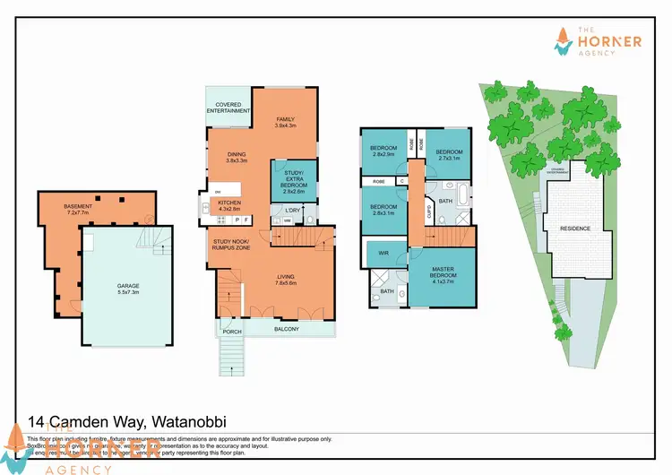 Floorplan of Homely house listing, 14 Camden Way, Watanobbi NSW 2259