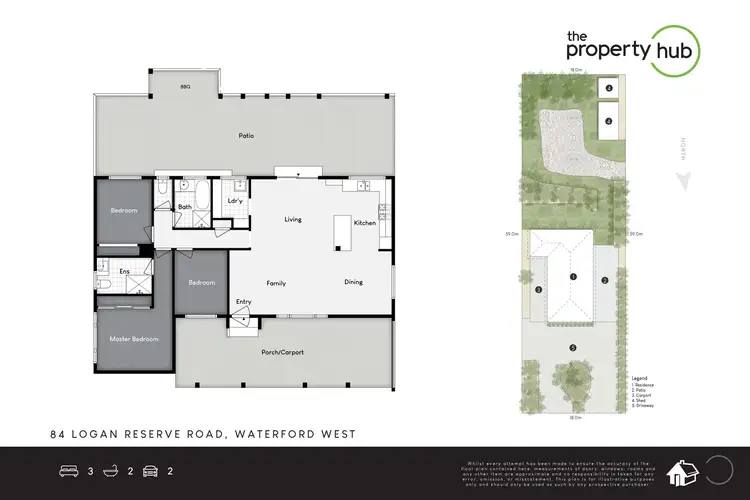 Floorplan of Homely house listing, 84 Logan Reserve Road, Waterford West QLD 4133