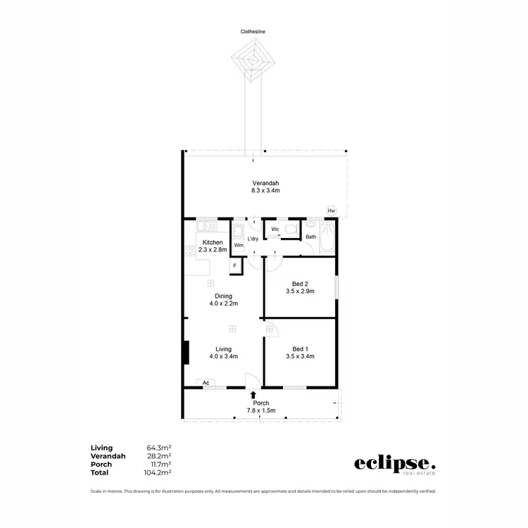 Floorplan of Homely house listing, 44 Pertwood Road, Elizabeth North SA 5113