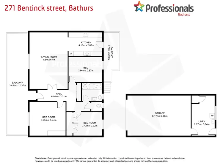 Floorplan of Homely house listing, 271 Bentinck Street, Bathurst NSW 2795