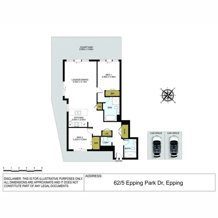 Floorplan of Homely apartment listing, 62/5 Epping Park Drive, Epping NSW 2121