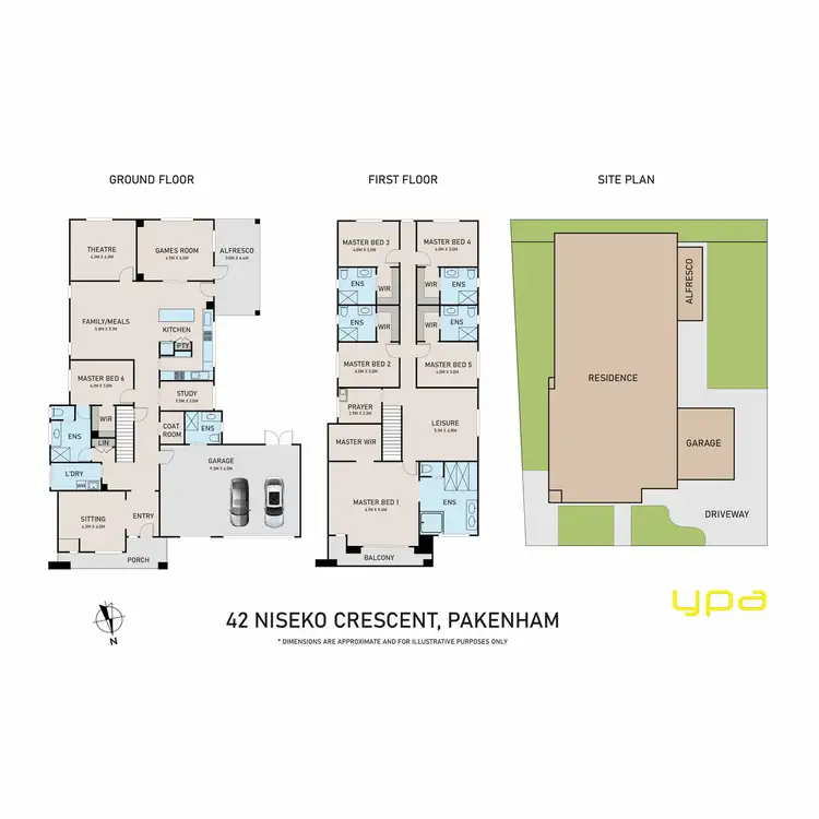 Floorplan of Homely house listing, 42 Niseko Crescent, Pakenham VIC 3810