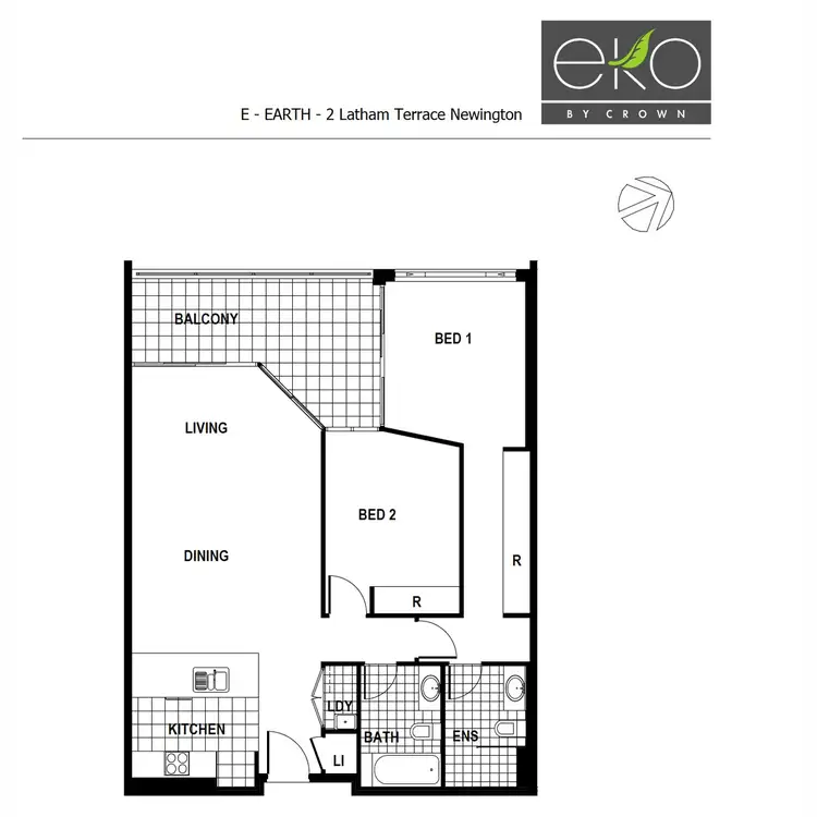 Floorplan of Homely apartment listing, EG03/2 Latham Terrace, Newington NSW 2127