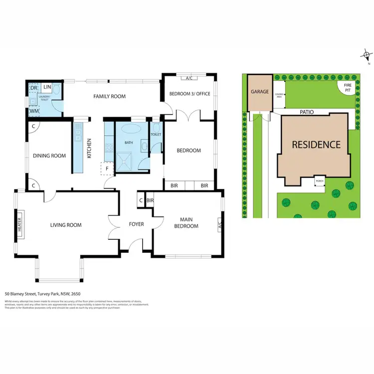 Floorplan of Homely house listing, 50 Blamey Street, Turvey Park NSW 2650