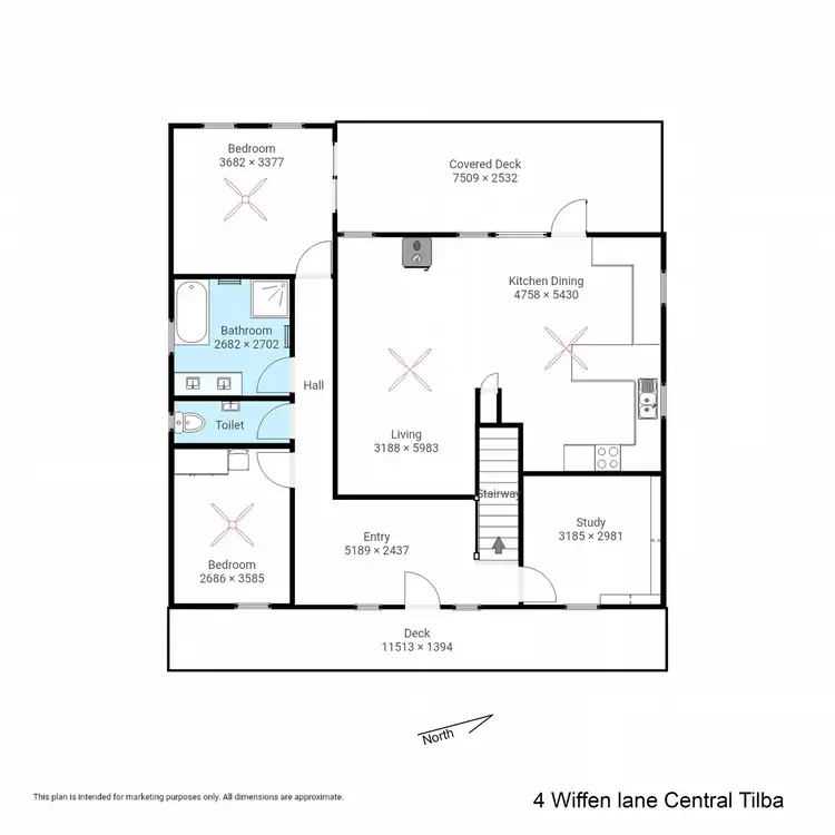 Floorplan of Homely house listing, 4 Whiffens Lane, Central Tilba NSW 2546