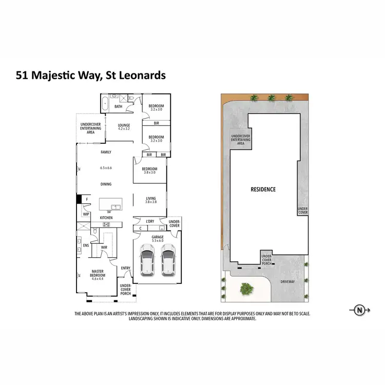 Floorplan of Homely house listing, 51 Majestic Way, St Leonards VIC 3223
