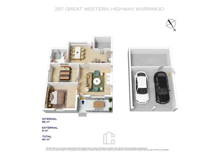 Floorplan of Homely house listing, 297 Great Western Highway, Warrimoo NSW 2774