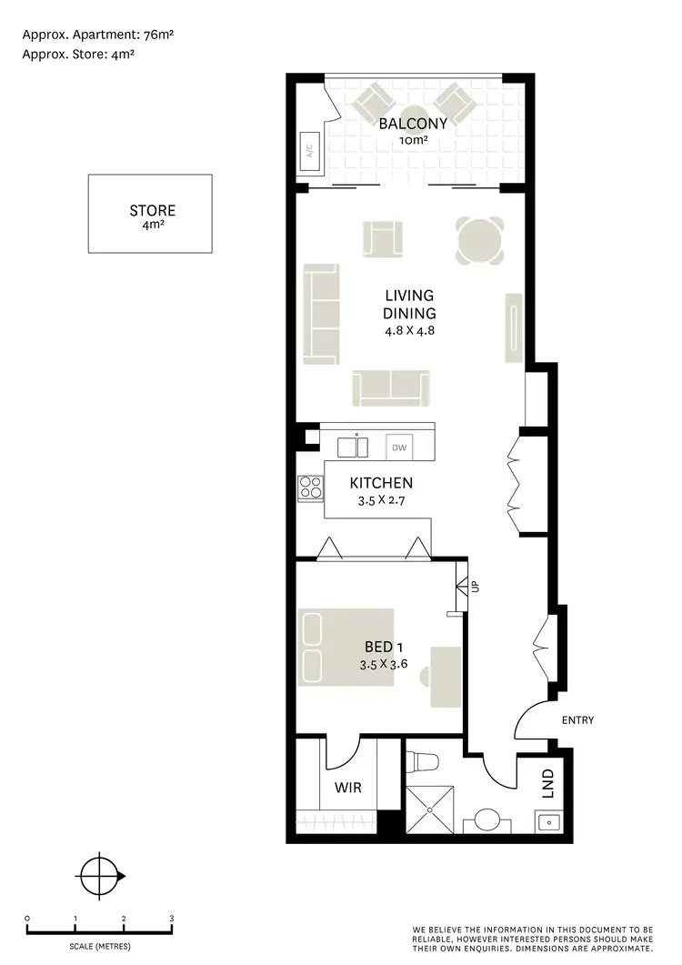Floorplan of Homely apartment listing, 703/172-176 Riley Street, Darlinghurst NSW 2010