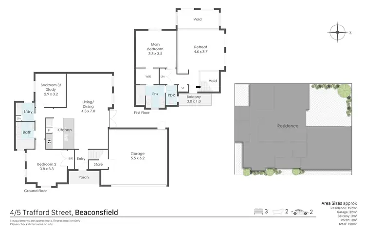 Floorplan of Homely house listing, 4/5 Trafford Street, Beaconsfield WA 6162