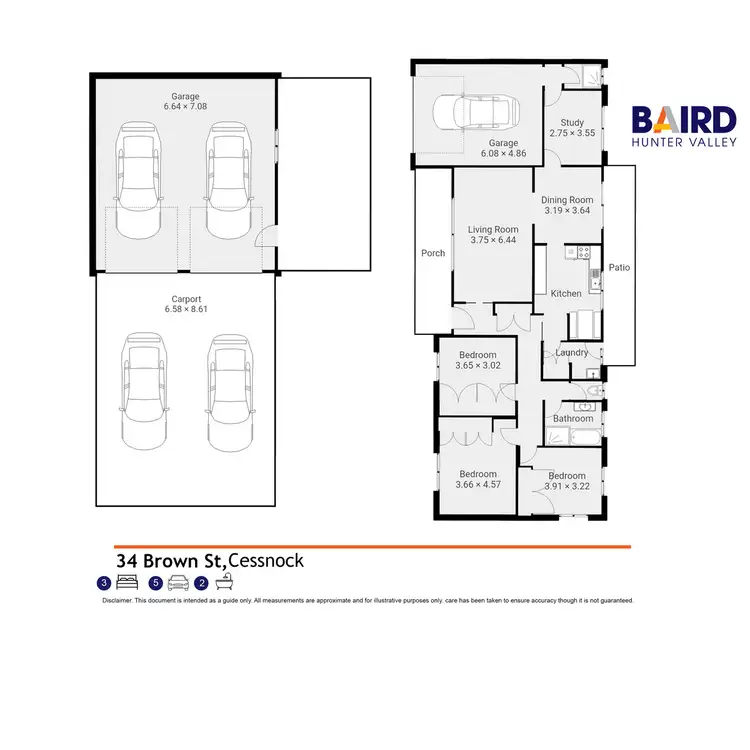 Floorplan of Homely house listing, 34 Brown Street, Cessnock NSW 2325