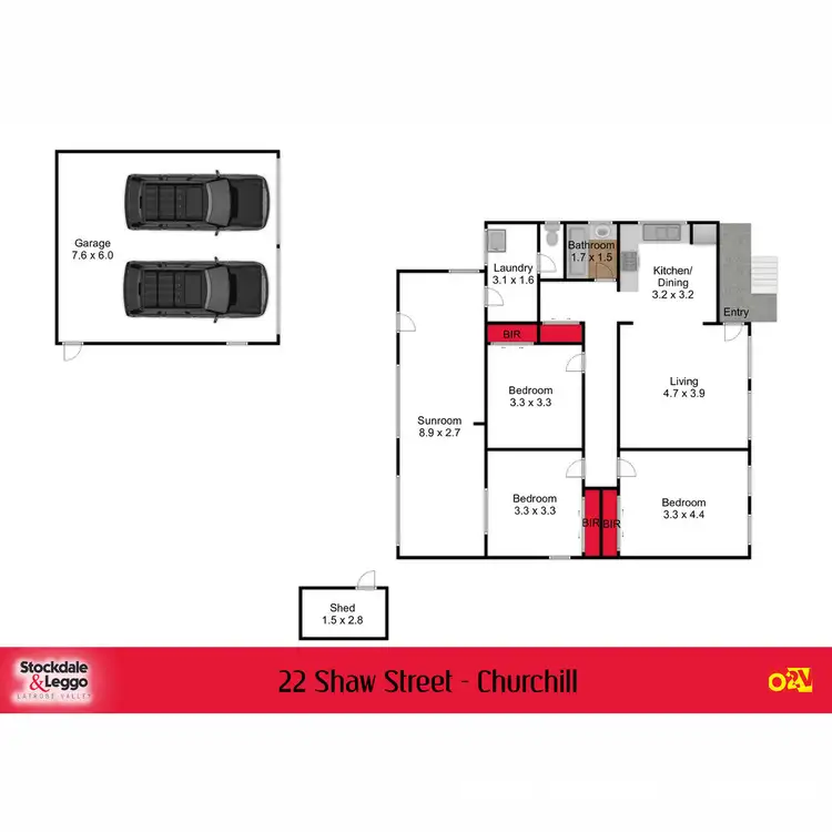 Floorplan of Homely house listing, 22 Shaw Street, Churchill VIC 3842