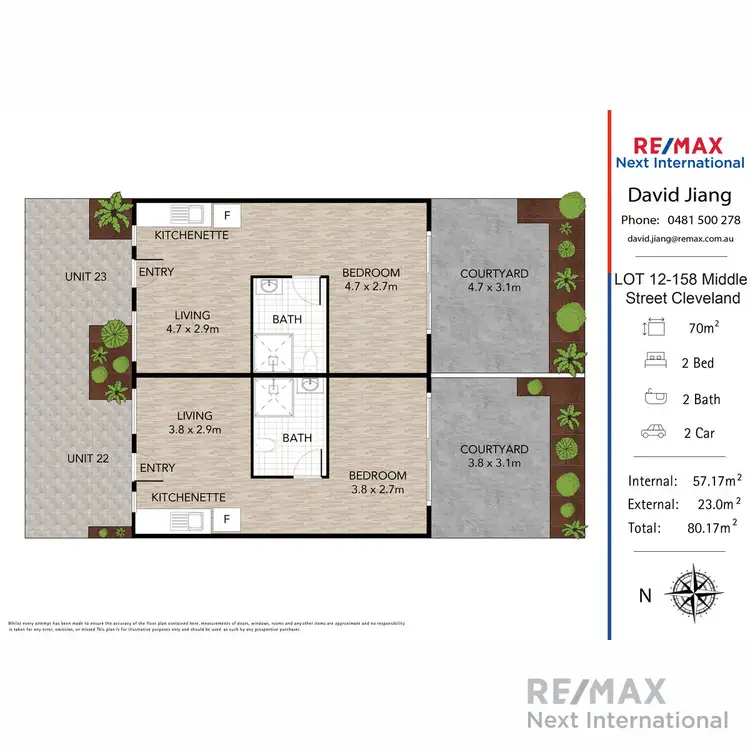 Floorplan of Homely villa listing, 12/158 Middle Street, Cleveland QLD 4163