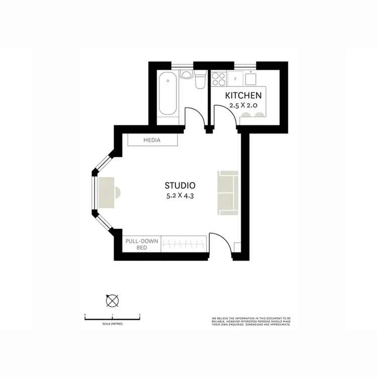 Floorplan of Homely unit listing, 1/10 Royston Street, Darlinghurst NSW 2010