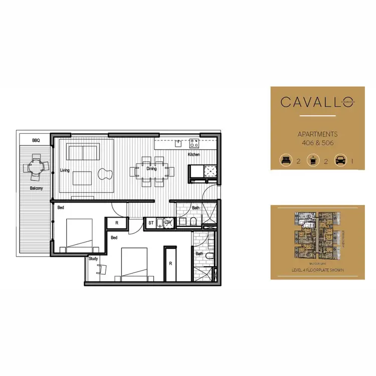 Floorplan of Homely apartment listing, 406/47-53 Anzac Parade, Kensington NSW 2033
