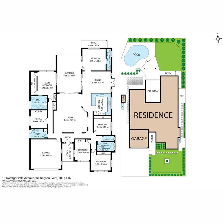 Floorplan of Homely house listing, 15 Trafalgar Vale Avenue, Wellington Point QLD 4160