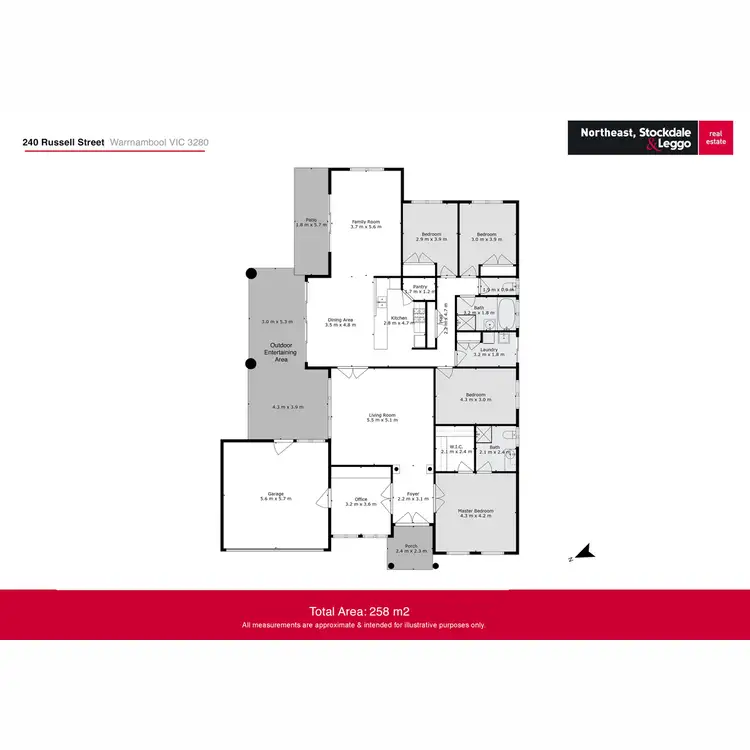 Floorplan of Homely house listing, 240 Russell Street, Dennington VIC 3280
