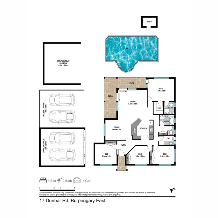 Floorplan of Homely house listing, 17 Dunbar Road, Burpengary East QLD 4505