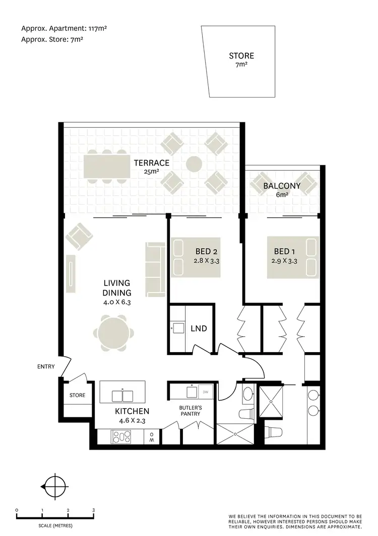 Floorplan of Homely apartment listing, 205/1 McLachlan Avenue, Rushcutters Bay NSW 2011