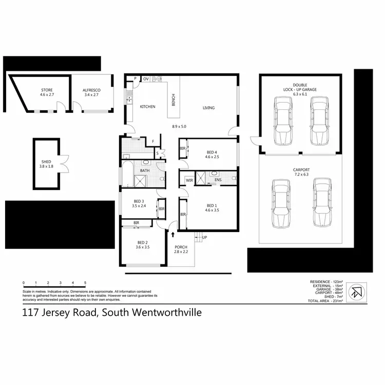 Floorplan of Homely house listing, 117 Jersey Road, Greystanes NSW 2145