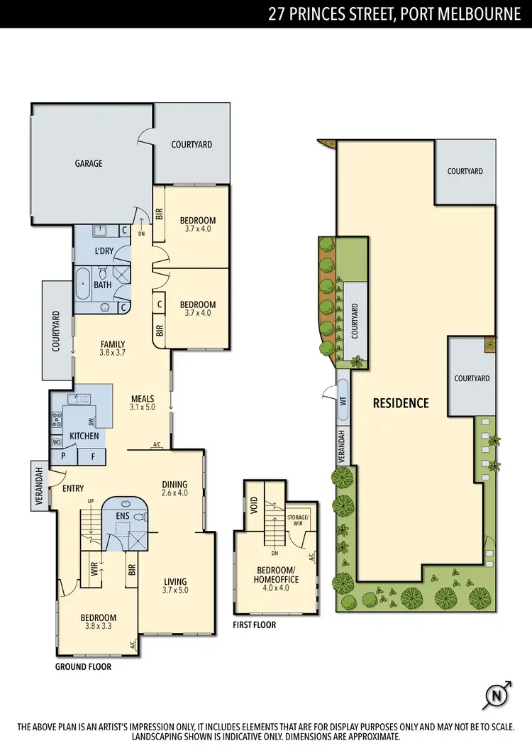 Floorplan of Homely house listing, 27 Princes Street, Port Melbourne VIC 3207