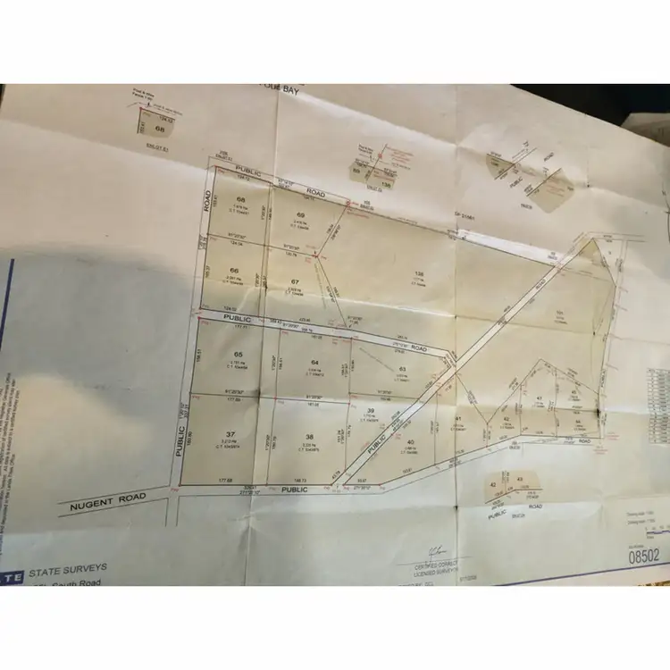 Floorplan of Homely land listing, LOT Section 101 Nugent Road, Foul Bay SA 5577