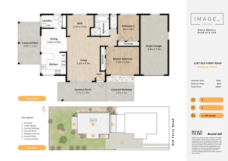 Floorplan of Homely unit listing, 2/87 Old Ferry Road, Banora Point NSW 2486