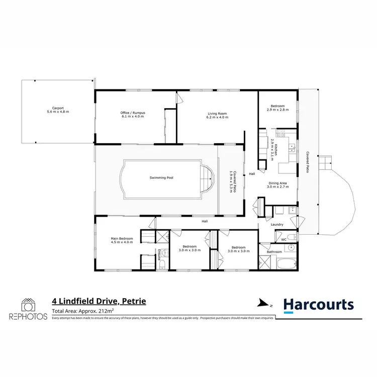 Floorplan of Homely house listing, 4 Lindfield Drive, Petrie QLD 4502