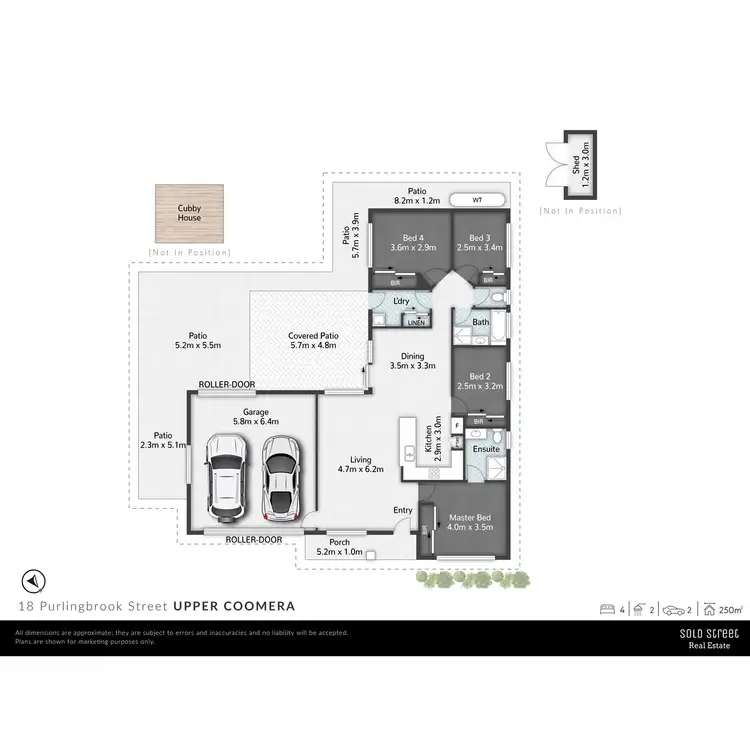 Floorplan of Homely house listing, 18 Purlingbrook Street, Upper Coomera QLD 4209