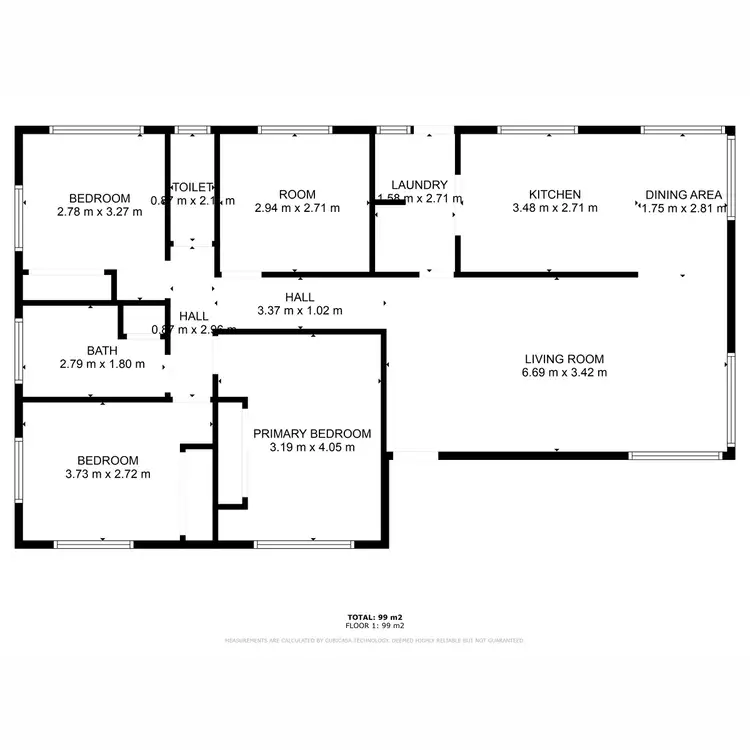 Floorplan of Homely house listing, 6 Garden Street, West Gladstone QLD 4680
