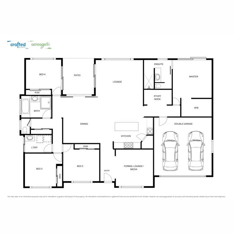 Floorplan of Homely rural property listing, 184 Glover Circuit, New Beith QLD 4124