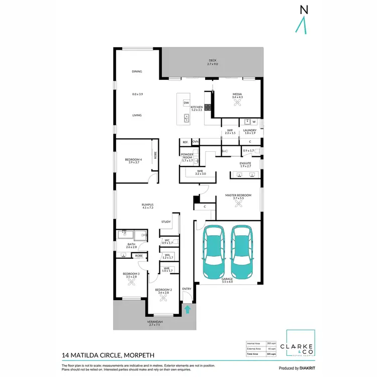 Floorplan of Homely house listing, 14 Matilda Circle, Morpeth NSW 2321