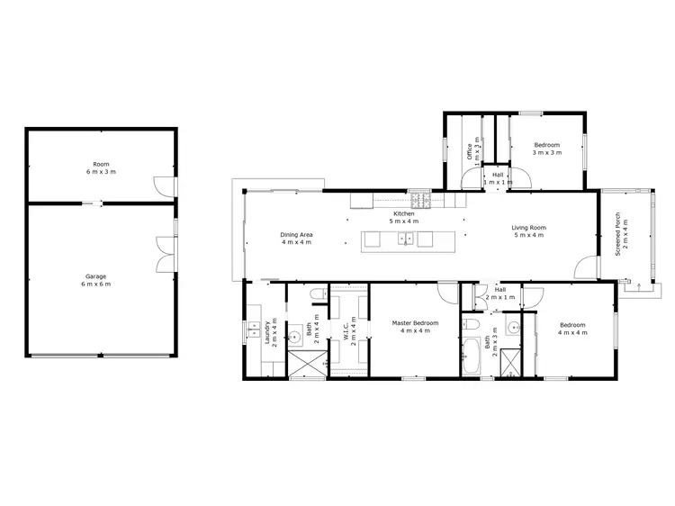 Floorplan of Homely house listing, 1 Laack Street, Kepnock QLD 4670
