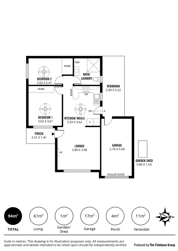 Floorplan of Homely unit listing, 1/29 Wellington Street, Exeter SA 5019