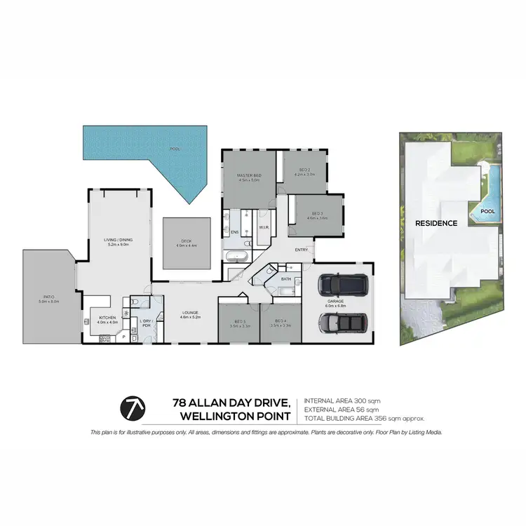 Floorplan of Homely house listing, 78 Allan Day Drive, Wellington Point QLD 4160