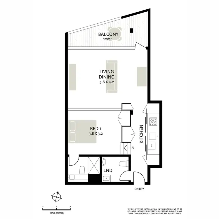 Floorplan of Homely apartment listing, 308/1 Layton Street, Camperdown NSW 2050