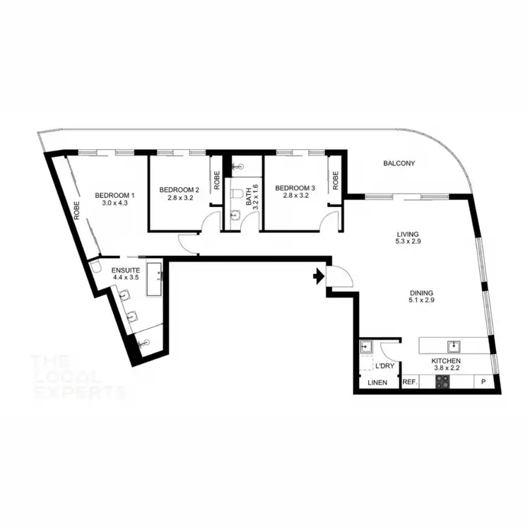 Floorplan of Homely apartment listing, 235/1 Anthony Rolfe Avenue, Gungahlin ACT 2912