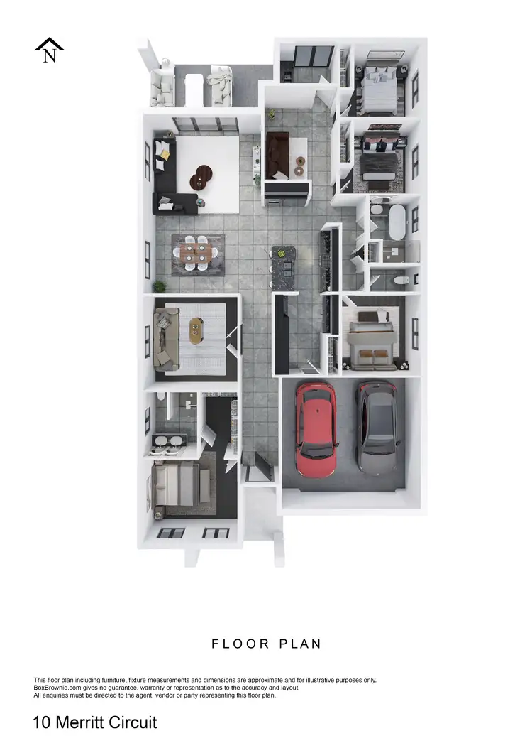 Floorplan of Homely house listing, 10 Merritt Circuit, Griffith NSW 2680