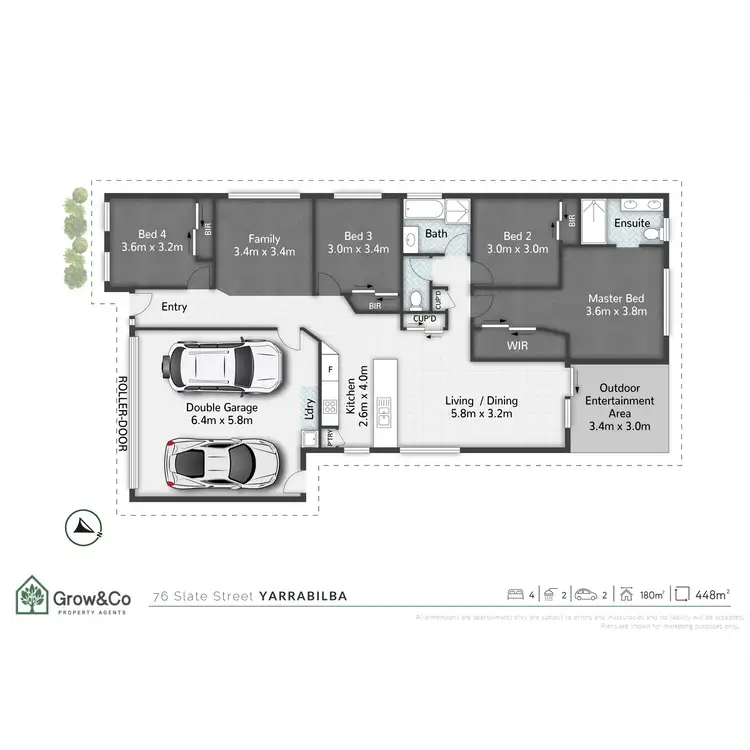 Floorplan of Homely house listing, 76 Slate Street, Yarrabilba QLD 4207