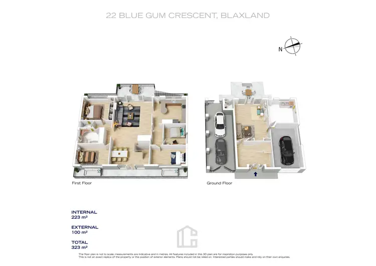 Floorplan of Homely house listing, 22 Blue Gum Crescent, Blaxland NSW 2774