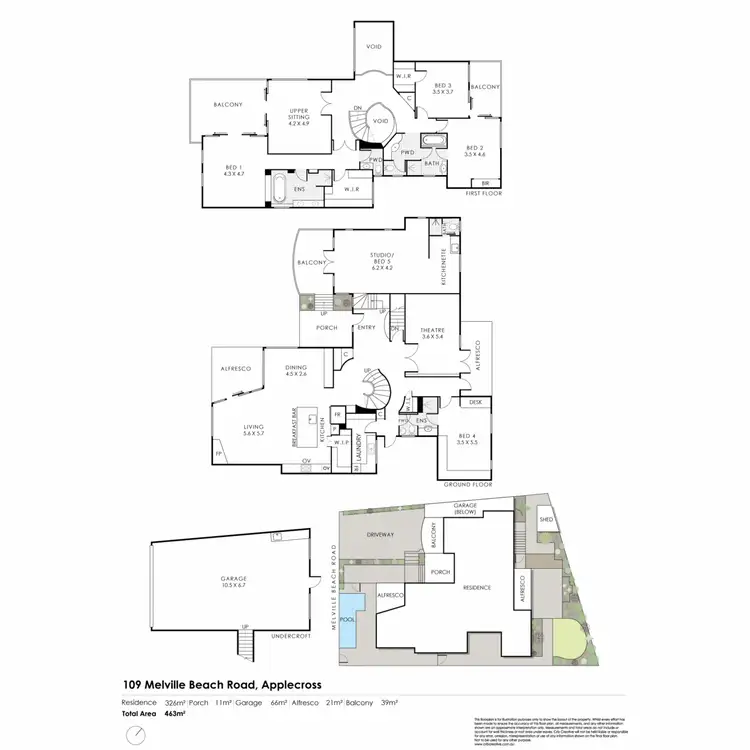 Floorplan of Homely house listing, 109 Melville Beach Road, Applecross WA 6153