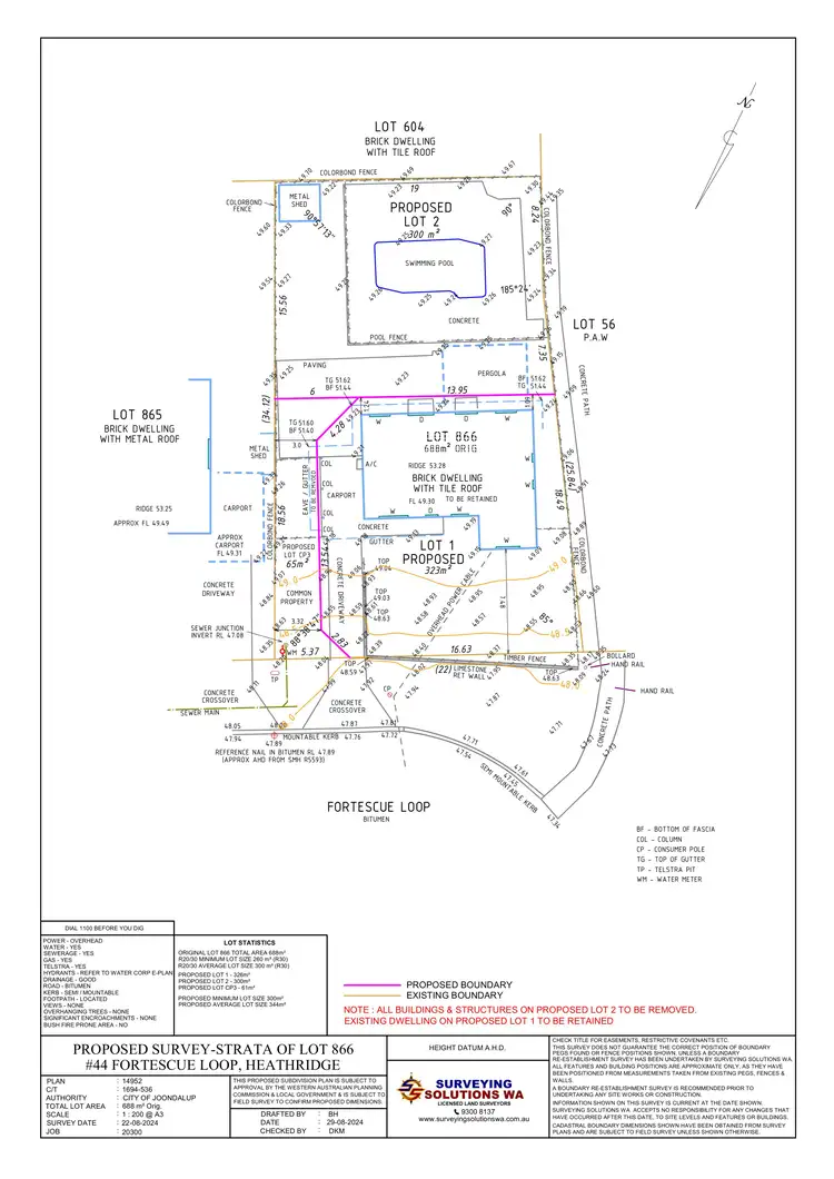 Floorplan of Homely land listing, 44A Fortescue Loop, Heathridge WA 6027